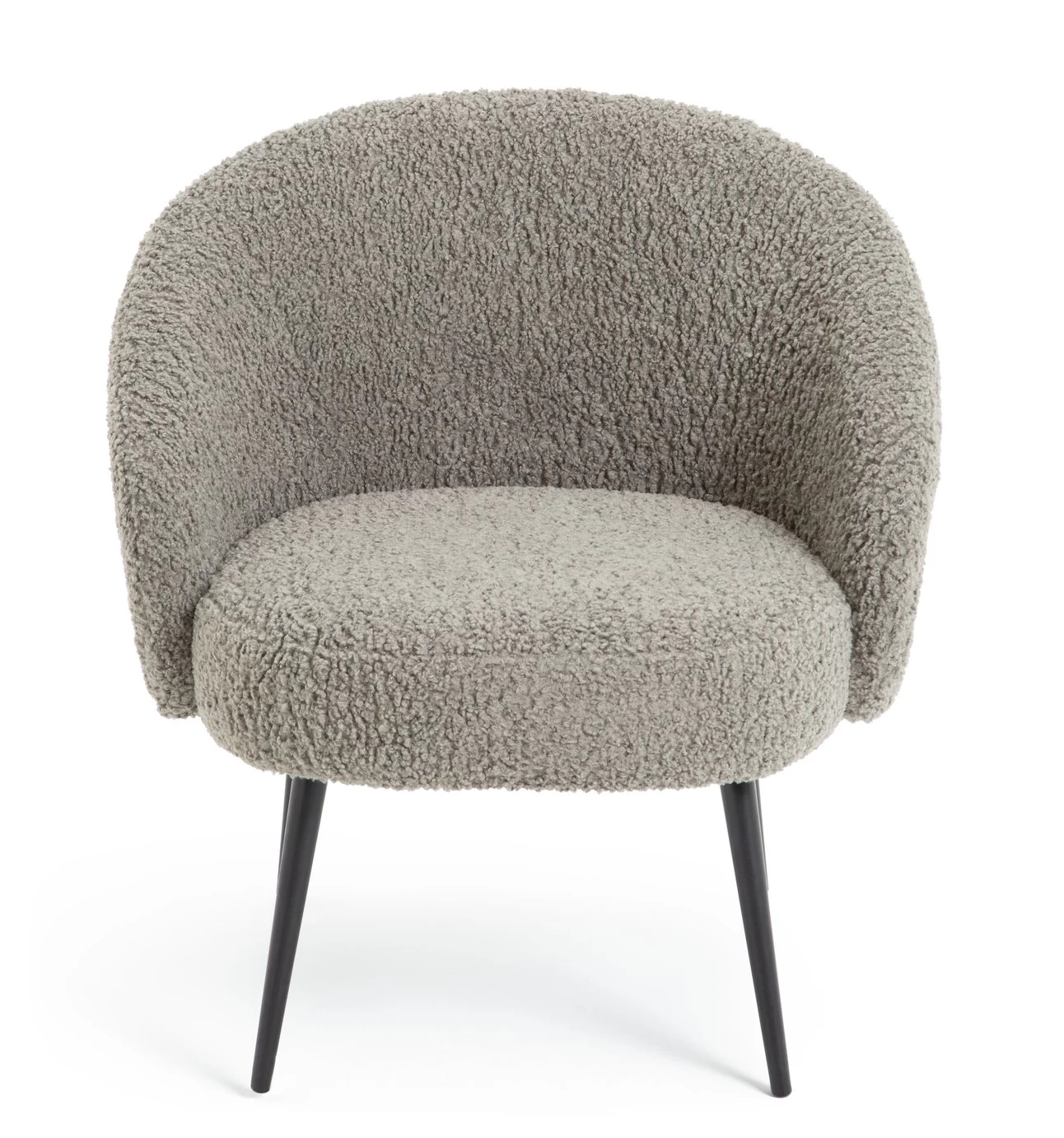Habitat Ash Boucle Accent Chair - Grey 1 Habitat Ash Boucle Accent Chair - Grey