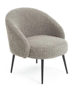 Habitat Ash Boucle Accent Chair - Grey 15 Habitat Ash Boucle Accent Chair - Grey -Habitat Shop 9515510 R Z004A