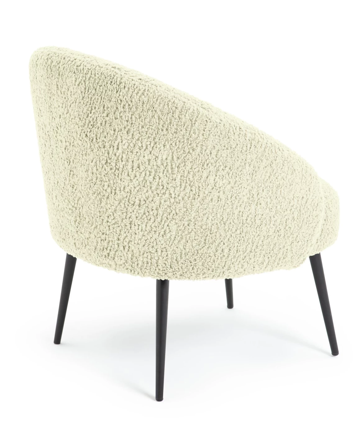 Habitat Ash Boucle Accent Chair - Cream 6 Habitat Ash Boucle Accent Chair - Cream - Image 6