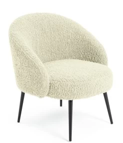 Habitat Ash Boucle Accent Chair - Cream 16 Habitat Ash Boucle Accent Chair - Cream -Habitat Shop 9525380 R Z004A