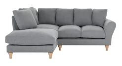 Habitat Carrie Fabric Left Hand Corner Chaise Sofa - Grey 12 Habitat Carrie Fabric Left Hand Corner Chaise Sofa - Grey -Habitat Shop 9539084 R Z003A