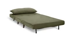 Habitat Roma Small Double Velvet Chairbed - Sage Green -Habitat Shop 9590322 R Z002A