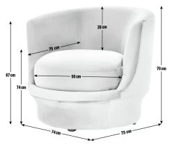 Habitat Ronda Velvet Accent Chair - Olive Green -Habitat Shop 9613058 R E001